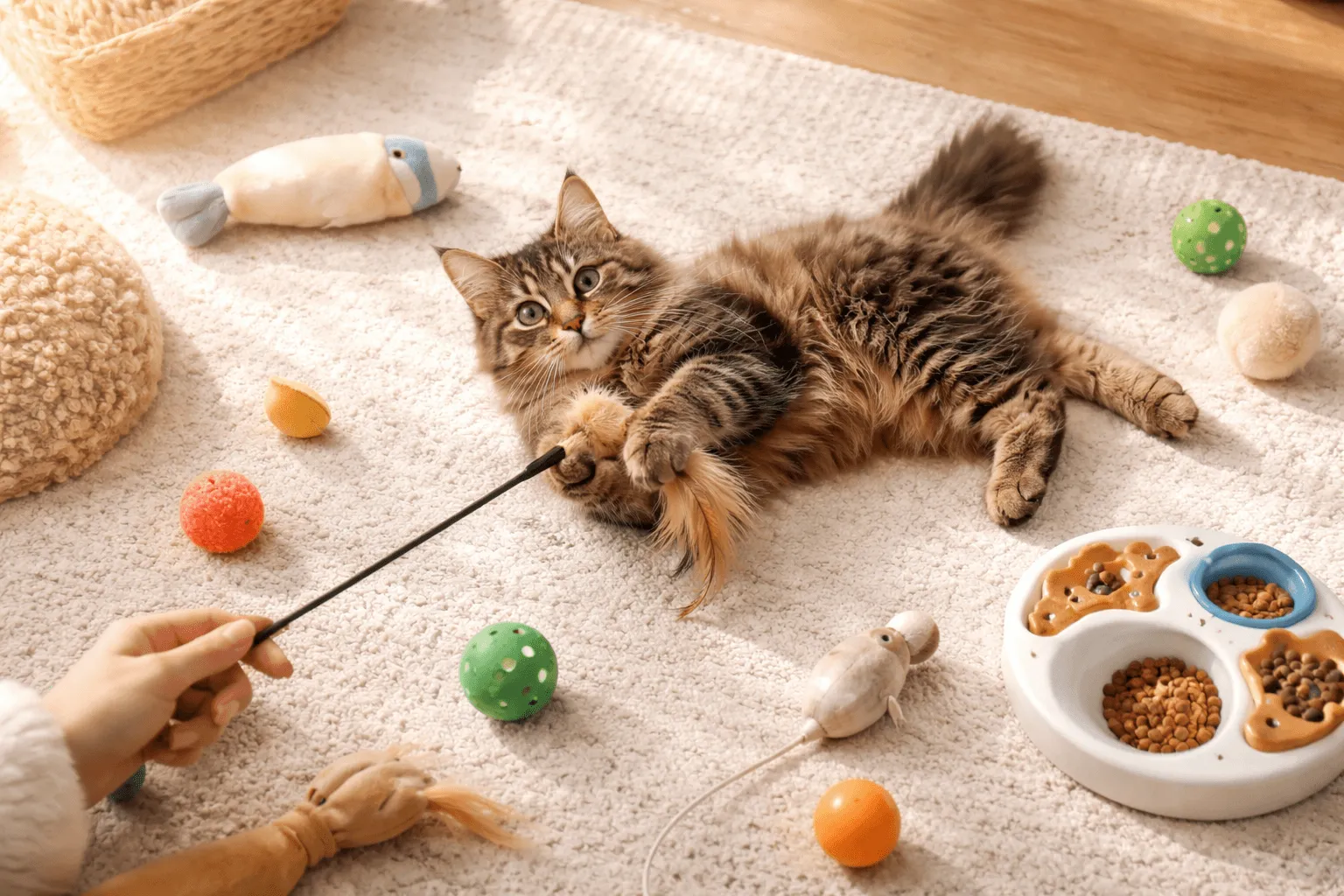 猫のおもちゃの選び方｜安全性と遊び方