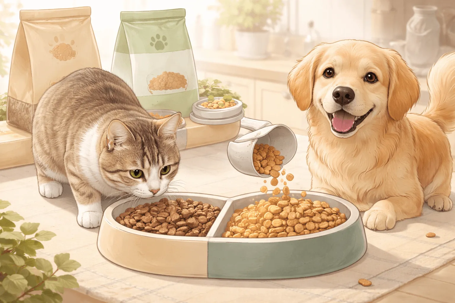 フードを切り替えたら下痢や嘔吐に？切り替え手順と見直しポイント