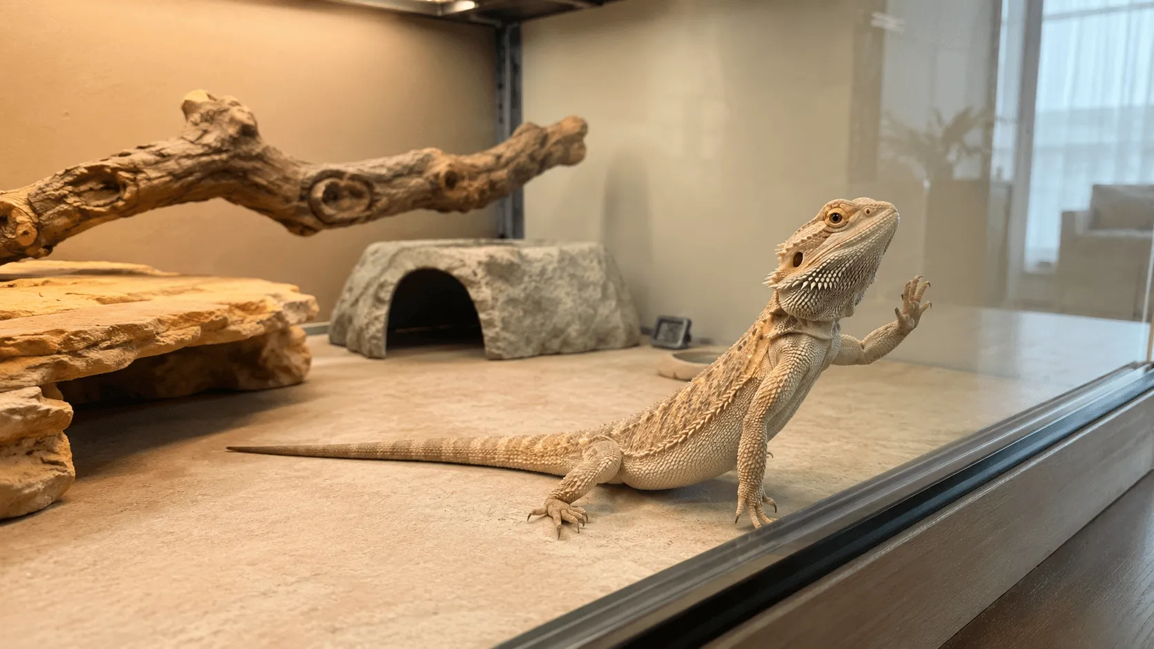 フトアゴヒゲトカゲがガラスを引っかくのはなぜ？ガラスサーフィンと環境の見直し