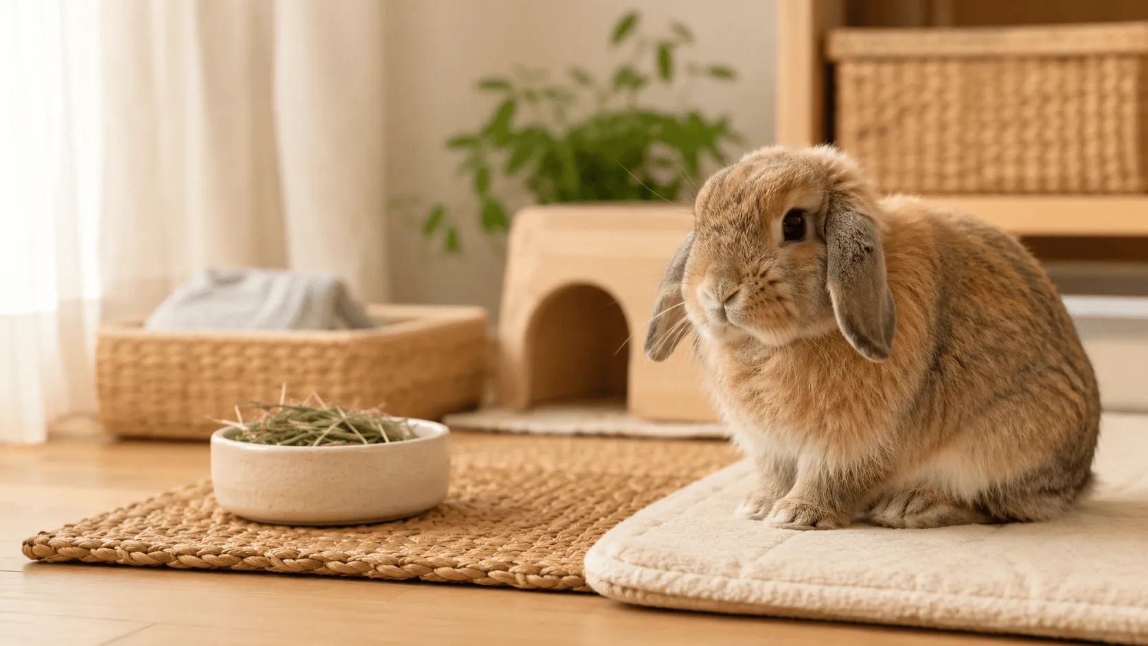 高齢うさぎの暮らしで見直すこと｜床・食事・通院の考え方
