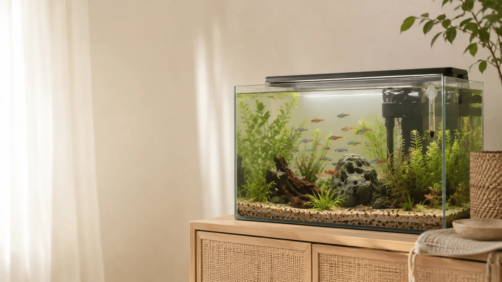 熱帯魚を迎える前に知りたい水槽立ち上げ｜水温・ろ過・混泳の基本