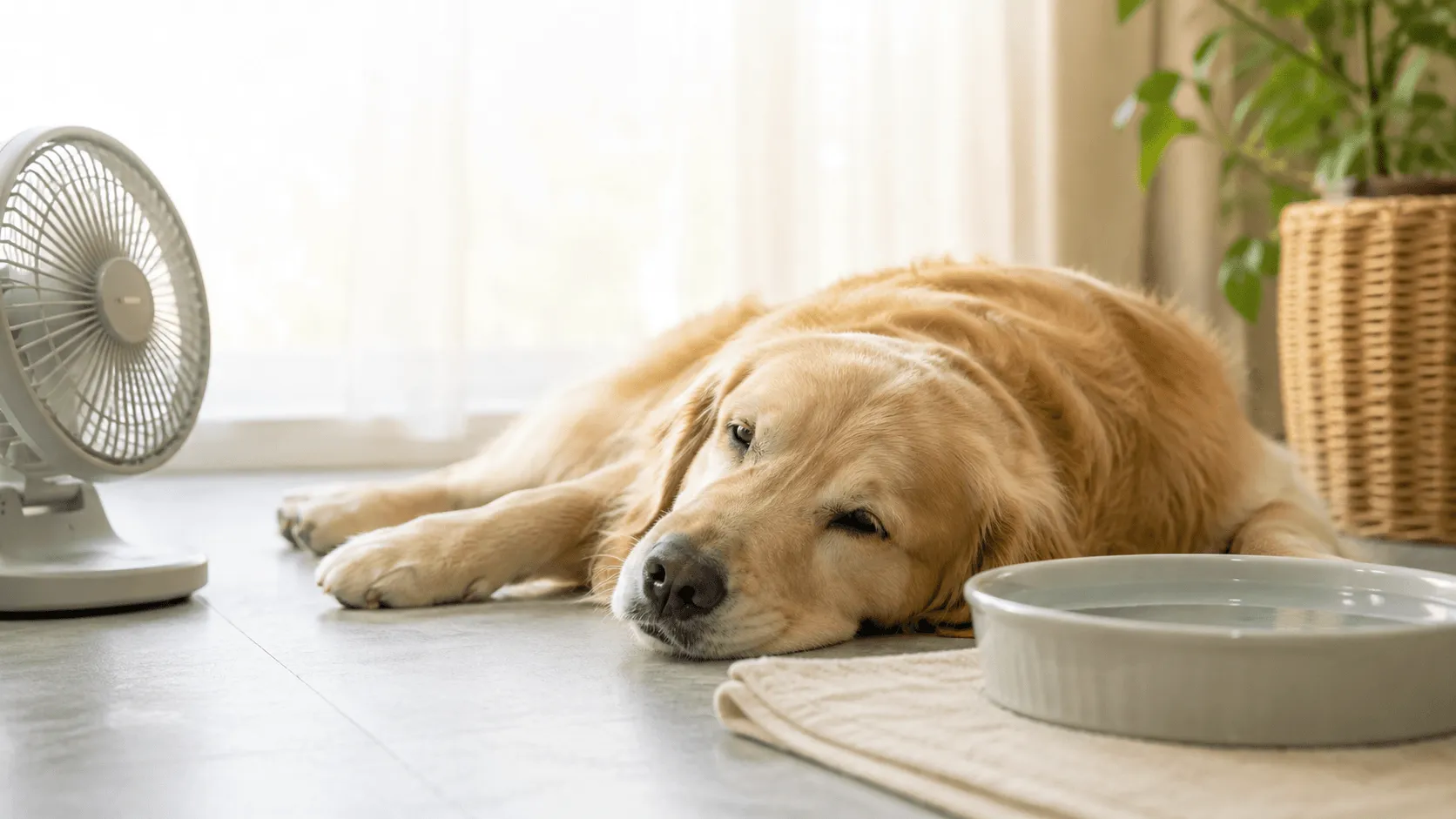 犬の夏バテかもしれないとき｜食欲・散歩・寝方の変化を見る