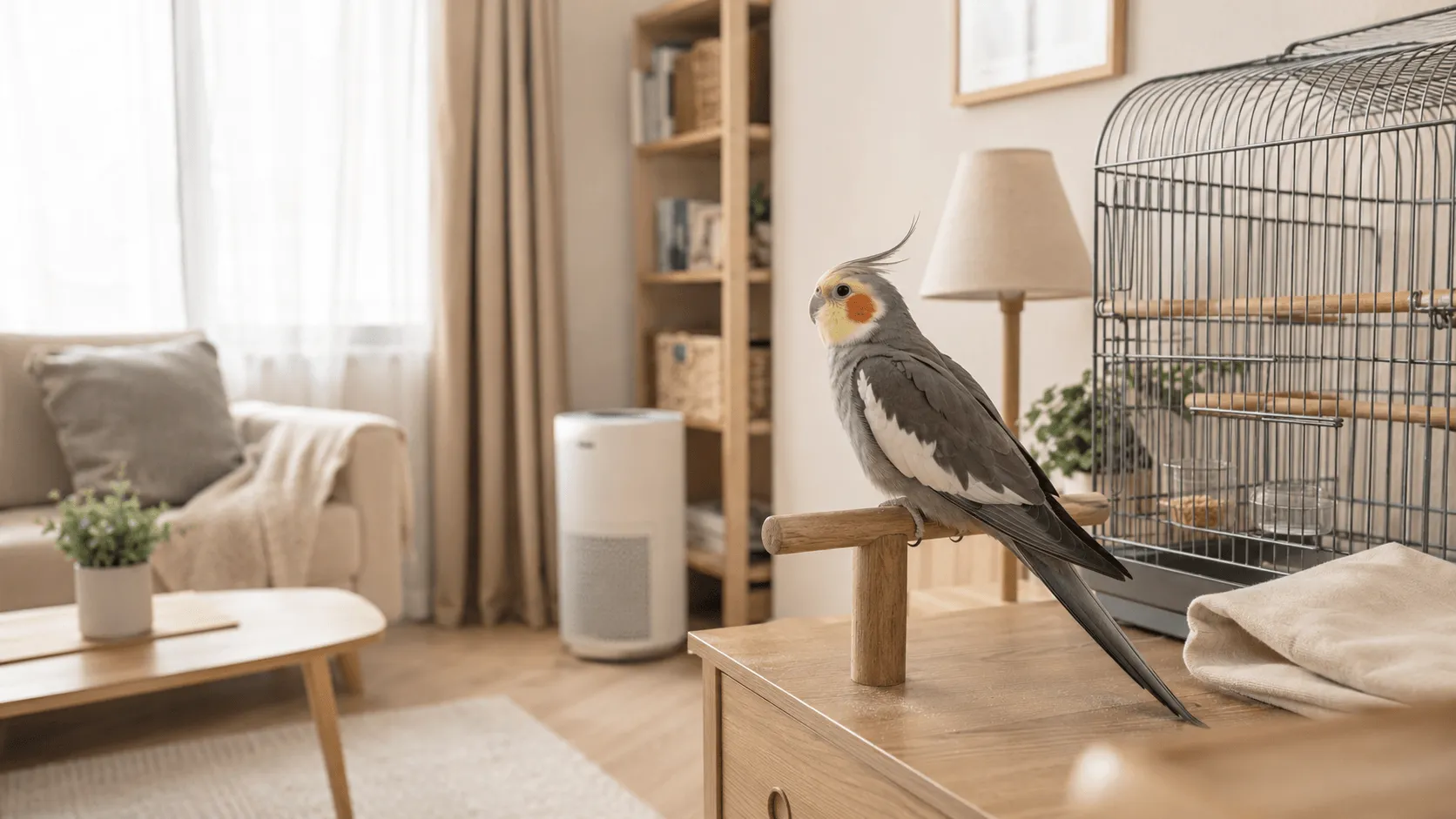 オカメインコは飼いやすい?呼び鳴き・脂粉・オカメパニックを迎える前に確認