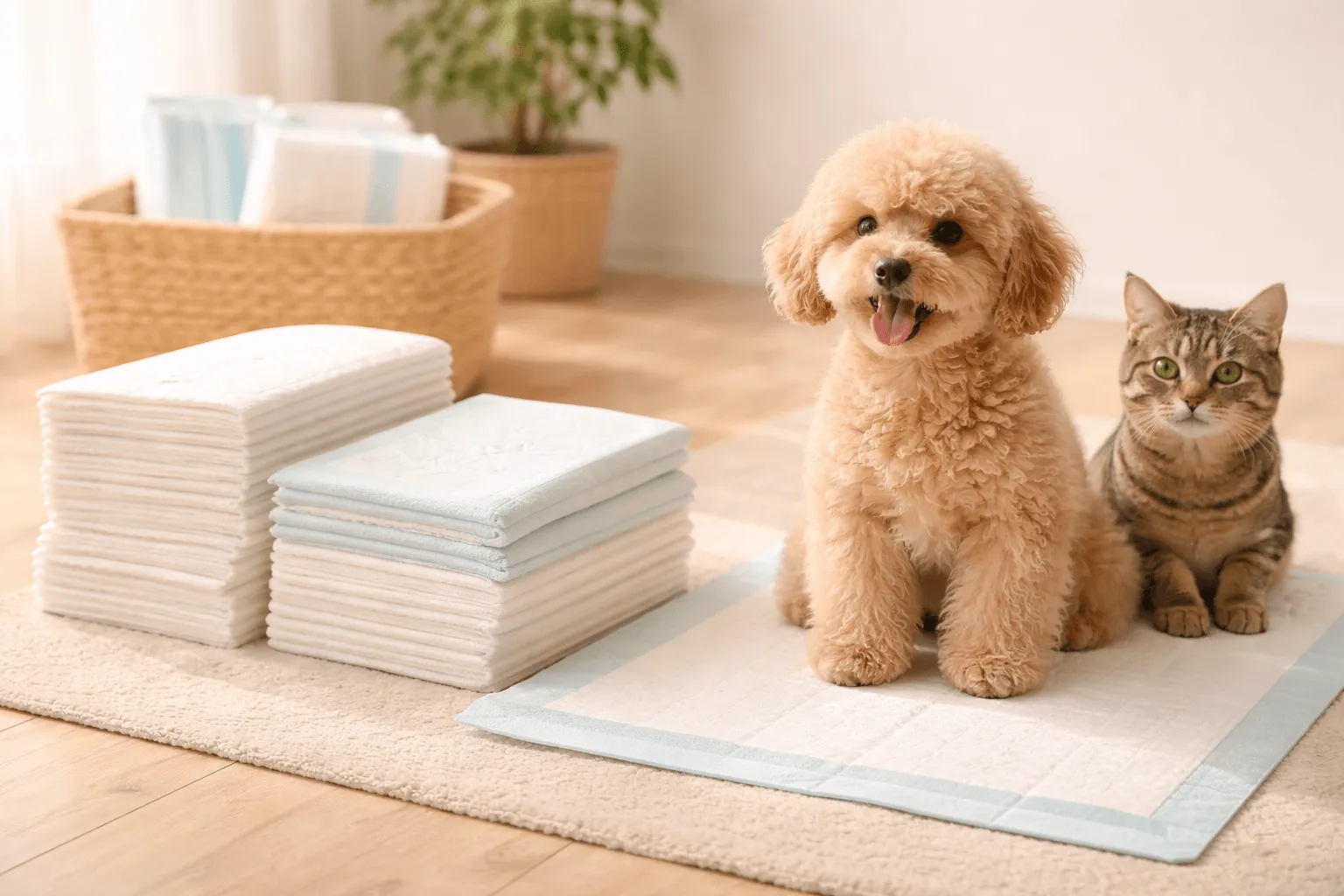 ペットシーツの選び方｜薄型・厚型・ワイドの違いとコスパの考え方