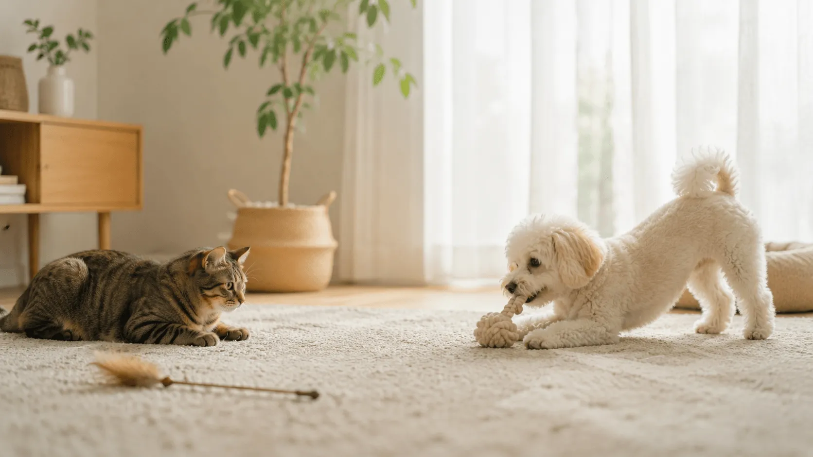 犬と猫では「遊び」の意味がどう違うのか｜行動の背景から考える