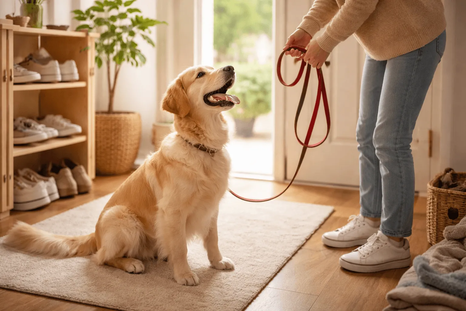 犬がリードを見ただけで興奮する｜落ち着かせるための環境の整え方