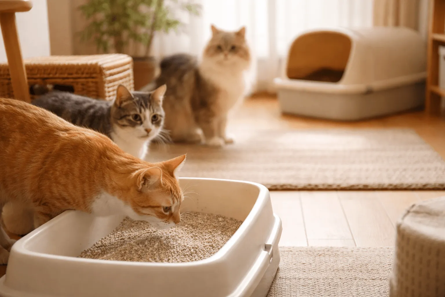 多頭飼いでトイレトラブルが増える理由｜猫同士の関係から考える