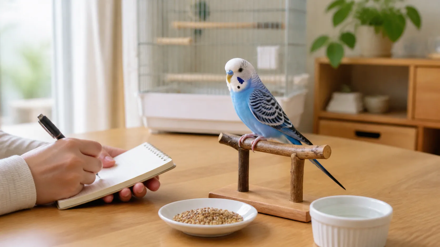 セキセイインコの暮らし・体調変化ガイド｜食欲・フン・羽・行動をどう見るか