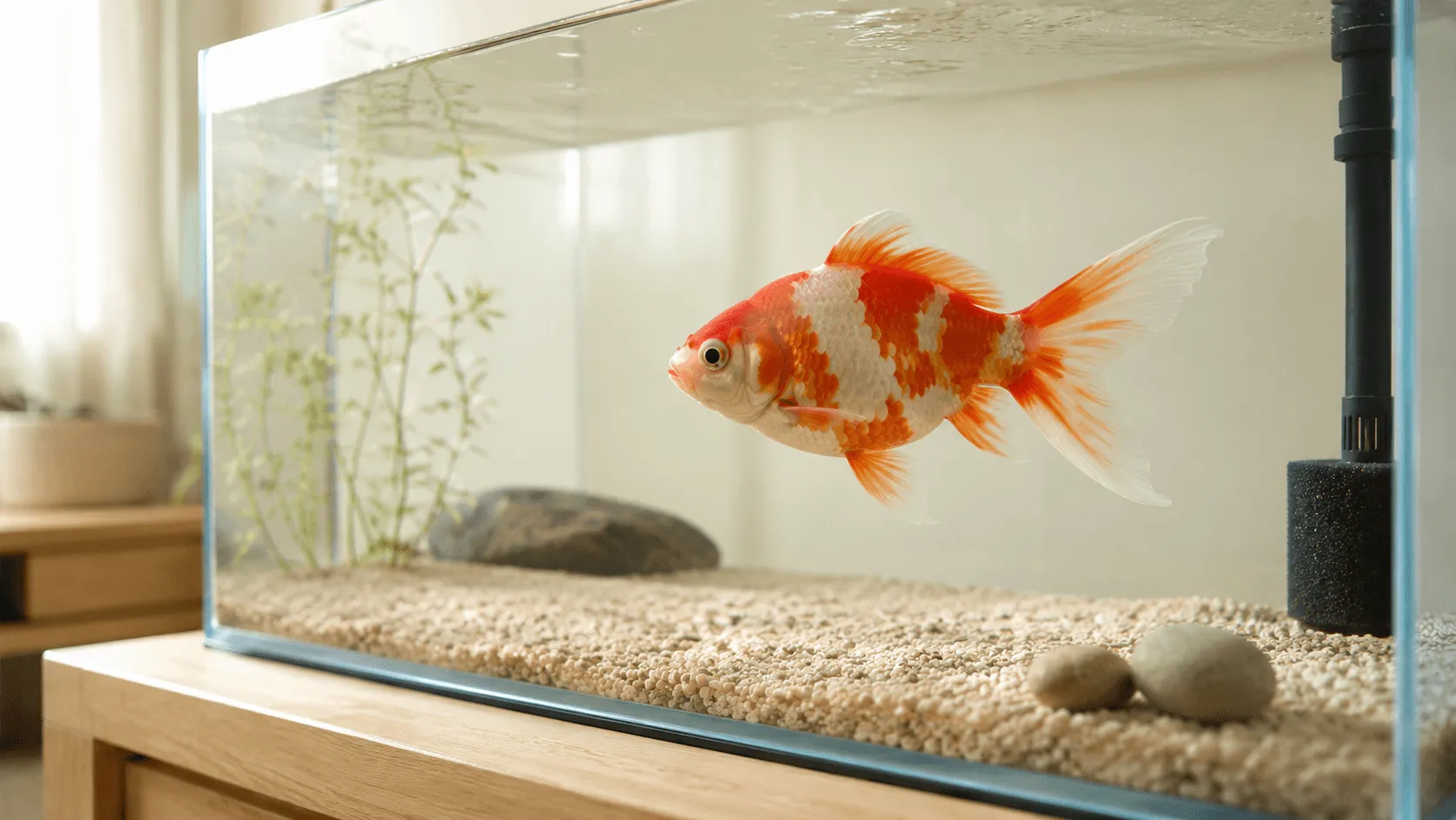 金魚の尾びれが切れているとき｜水質・けんか・病気の見分け方