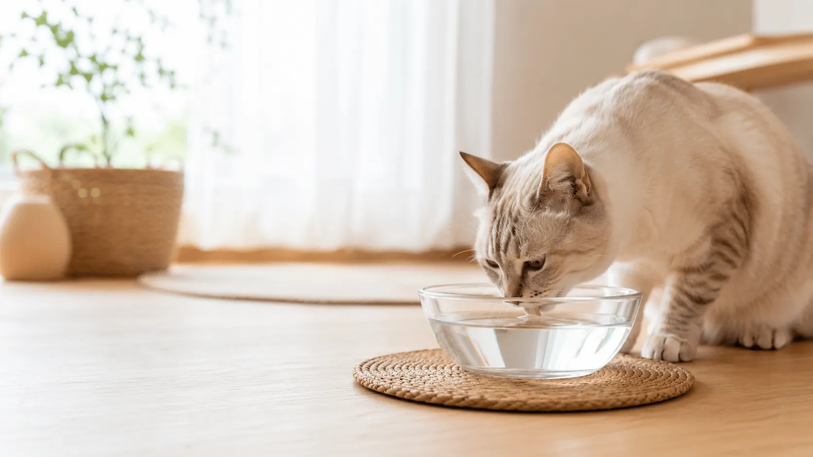 猫の飲み水が減る・増える夏｜置き場所と飲水量の見方
