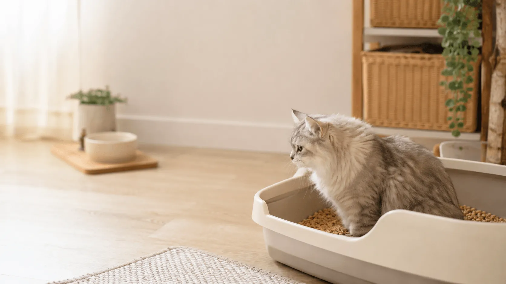 猫の便秘かもしれないとき｜トイレ回数・食欲・受診目安