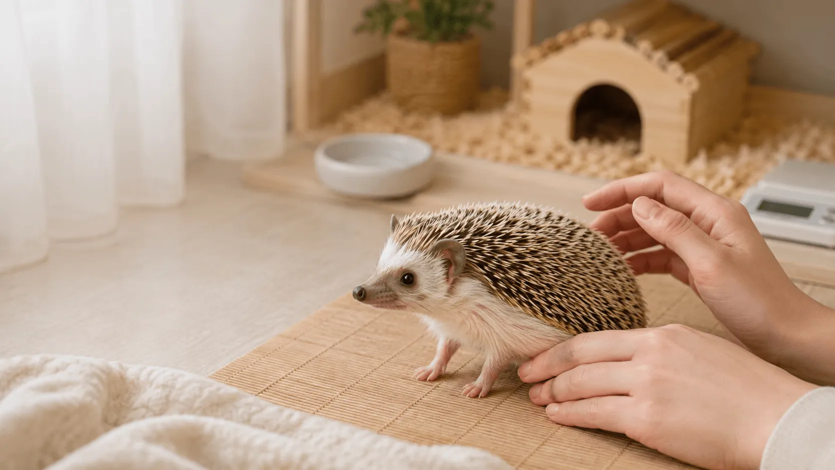 ハリネズミの針が抜けるとき｜生え変わり・皮膚トラブル・受診目安