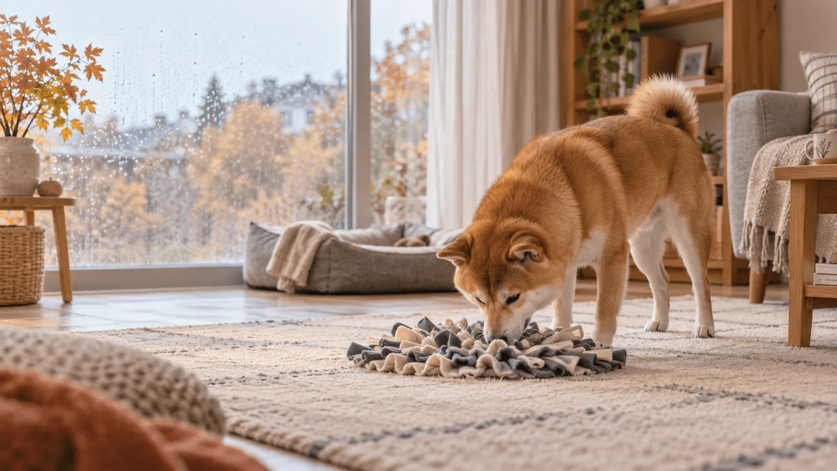 秋雨で犬の散歩に行けない日が続くとき｜室内遊び・トイレ・運動量の調整
