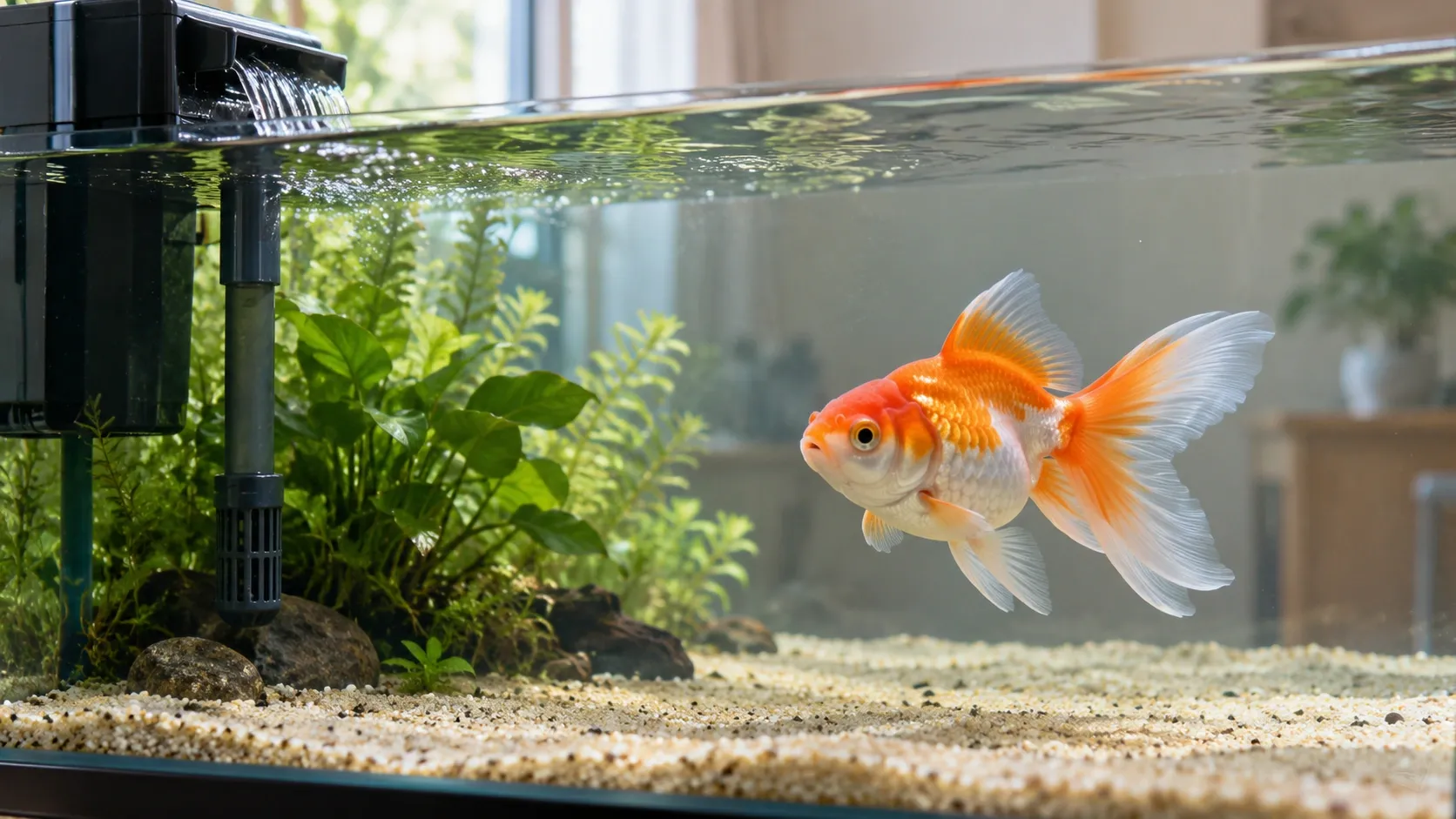金魚のフィルターはいつ洗う？水流・ろ材の汚れ・交換の考え方