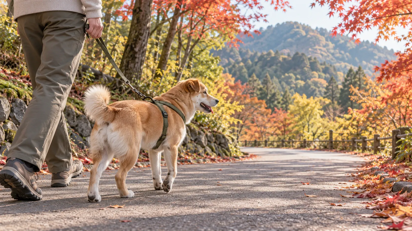 犬と紅葉狩りに行く前に｜山道・気温差・帰る時刻の確認