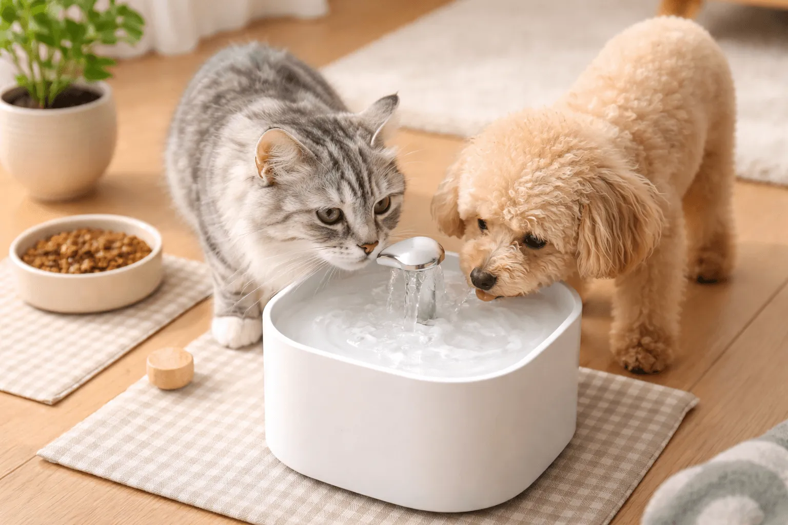 ペット用循環式給水器は必要？メリットと注意点