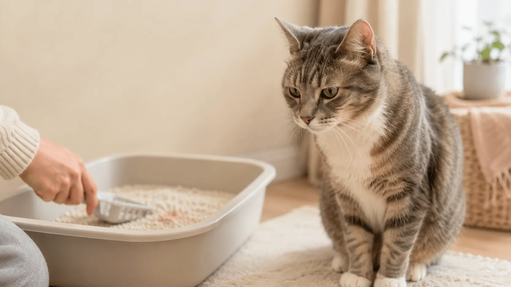 猫の血尿が気になるとき｜色の変化・頻尿・受診前に見るポイント