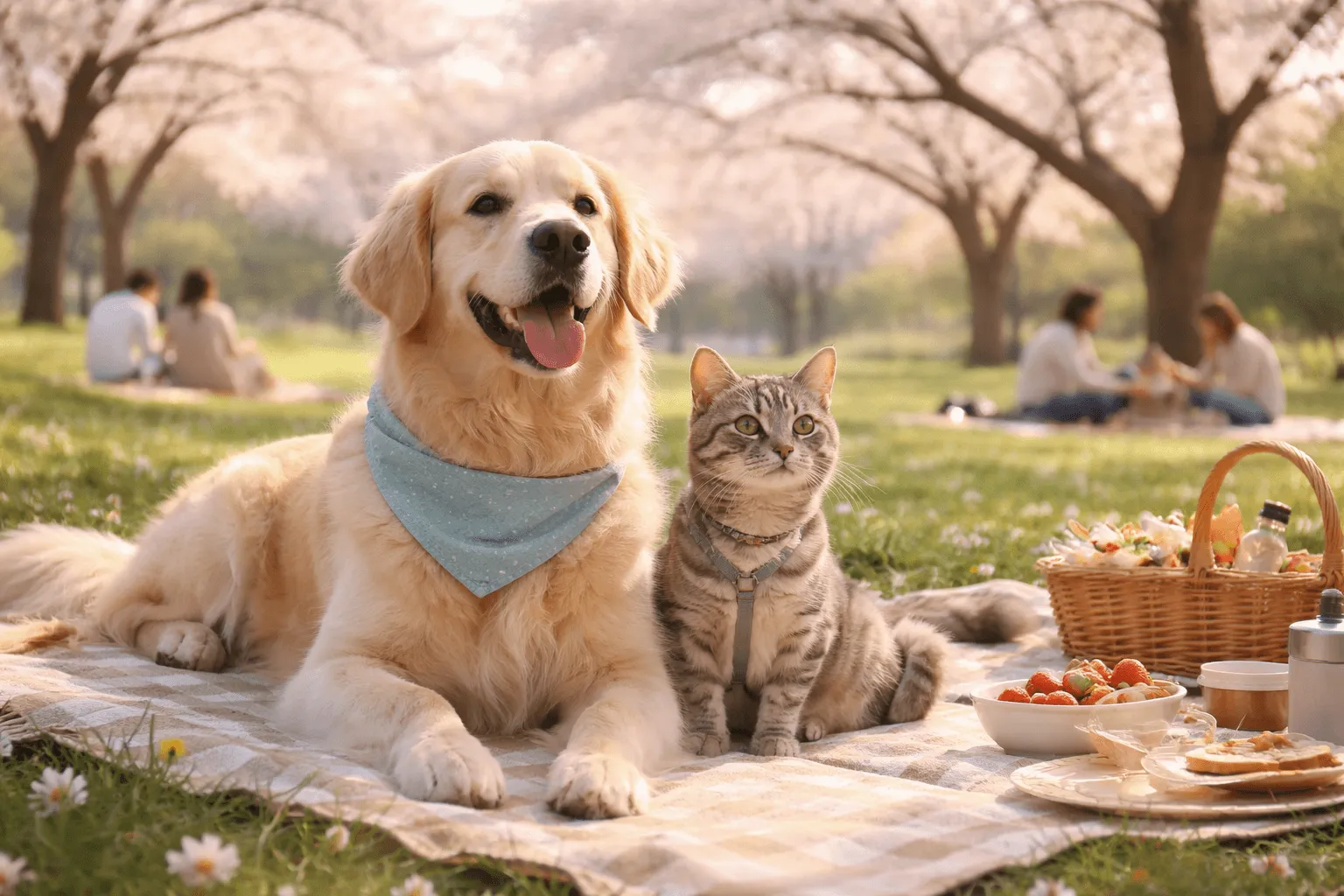 お花見にペットを連れていく前に｜公園での過ごし方と判断のヒント