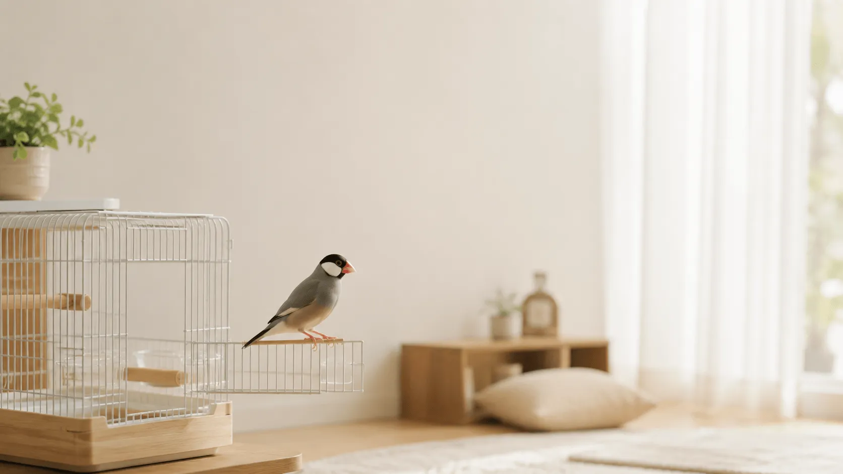 文鳥の放鳥は必要？時間・部屋の安全・戻し方の基本