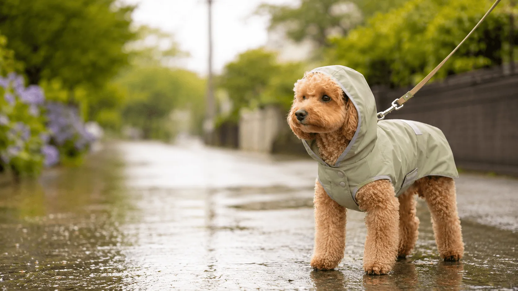 犬のレインコートは必要？雨の日の散歩と帰宅後ケアの考え方