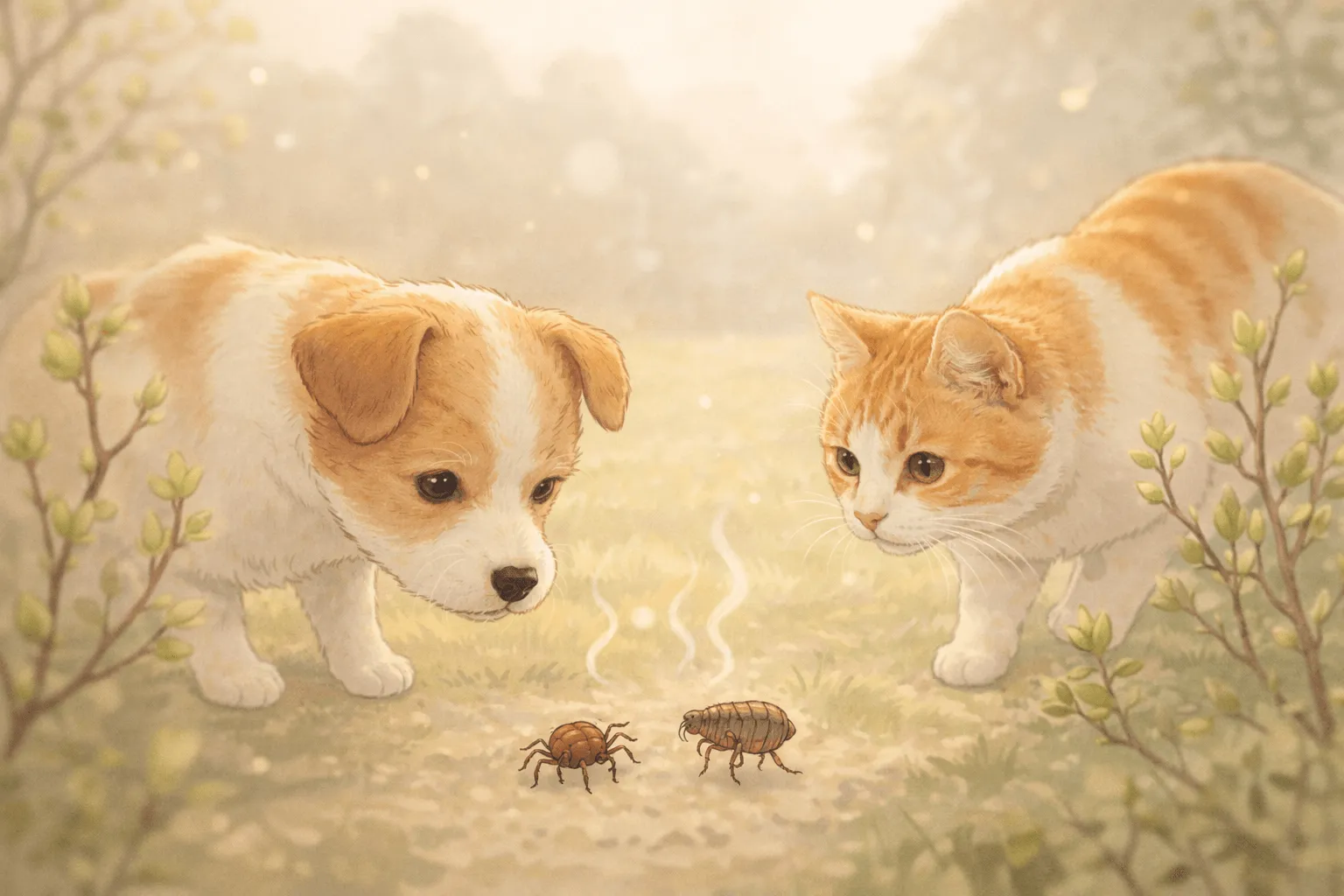 ノミ・ダニ予防はいつから始める？春前に迷う「開始時期」と通年予防の考え方