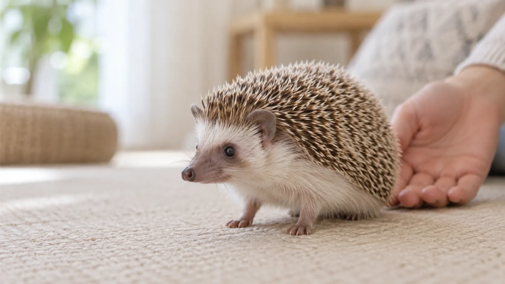 ハリネズミの爪切りはどうする？丸まるときの対応と病院に頼む目安