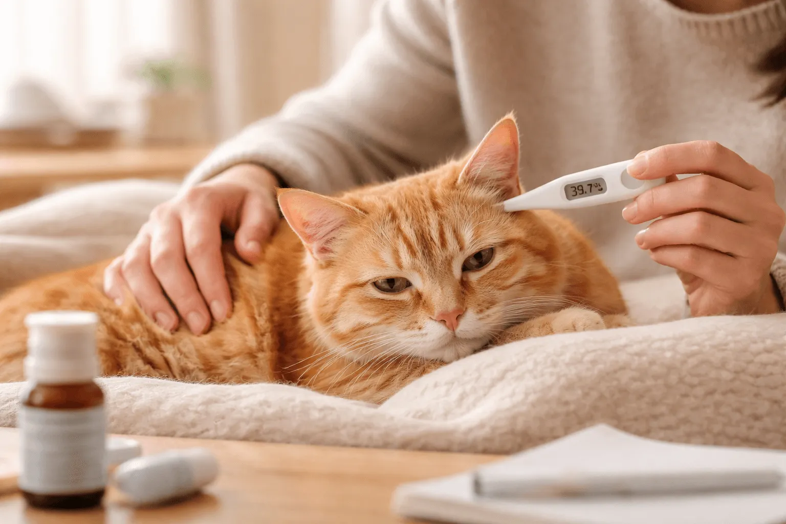 猫の発熱｜体温の目安と危険サイン