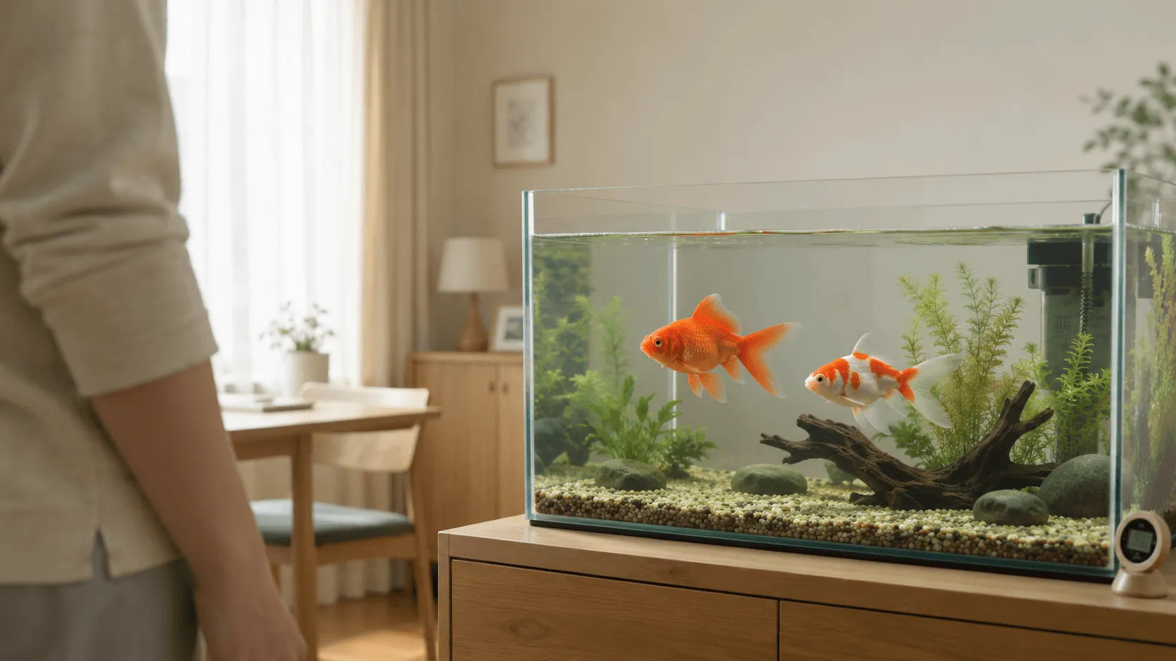 金魚が飼い主を見ると寄ってくるのはなぜ？餌の学習と見え方